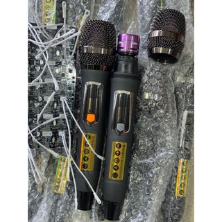 Micro loa kéo 2 tay micro kèm bo mạch mic -hàng chuôi nhôm cao cấp