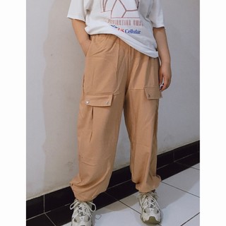 Quần jogger bigsize nữ giả túi hộp cá tính năng động chất kaki mềm đẹp