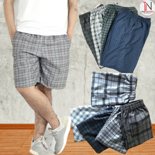 Quần Short nam. Đùi Nam Lưng Thun  vải Mền Mại mát mẻ - tannguyen_store