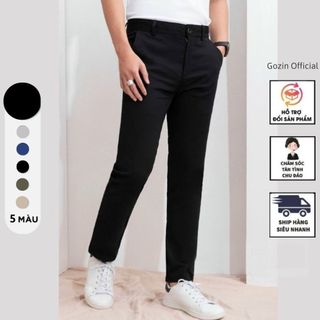 Quần Jogger Kaki Nam Gozin Official Chất Vải Kaki Cotton Co Giãn -JA20