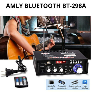 Âmly karaoke mini, Âm ly giá rẻ, Amly Mini Bluetooth BT-298A cao cấp, chức năng đa dạng BẢO HÀNH UY TÍN