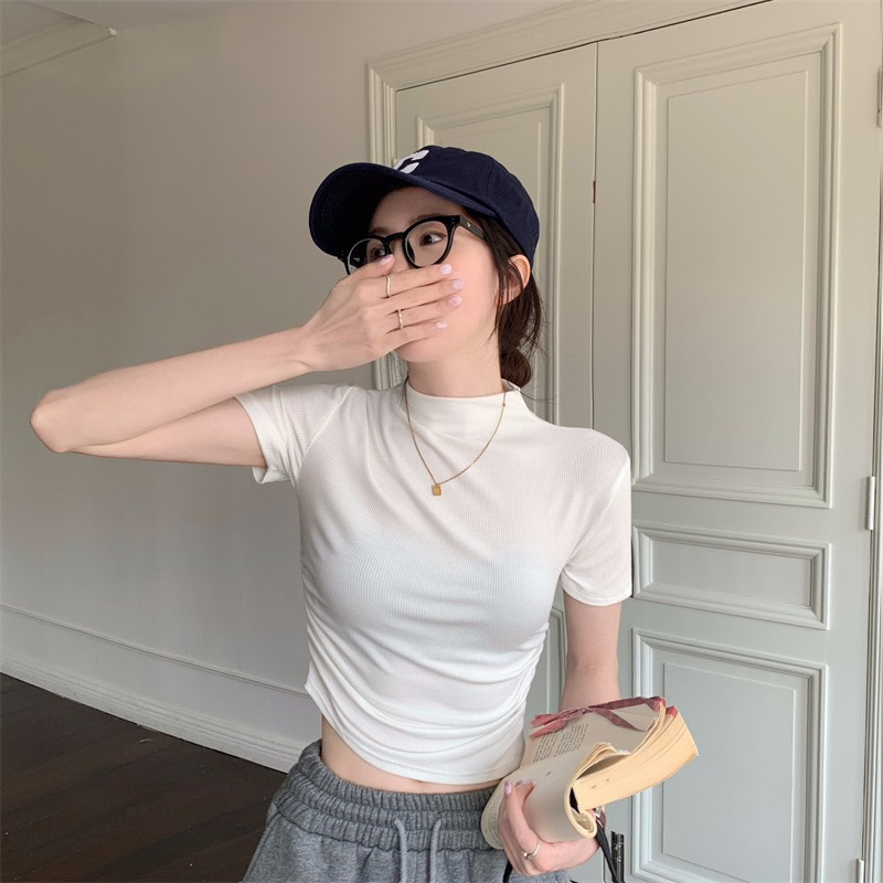 Áo thun nữ , áo kiểu đẹp .Chất thun len tăm mềm mịn .Co giãn -A36 hyominstore | BigBuy360 - bigbuy360.vn