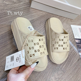 dep nhựa guchi cực chất chuẩn qc  ✅✅✌️✌️chất liệu ; nhựa xịn đúc  ⛔⛔size : 36/39  💯💯sỉ ri inboxx giá tốt