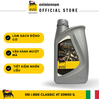(HCM) NHỚT ENI I-RIDE CLASSIC 4T 20W50 CHO XE SỐ 1L