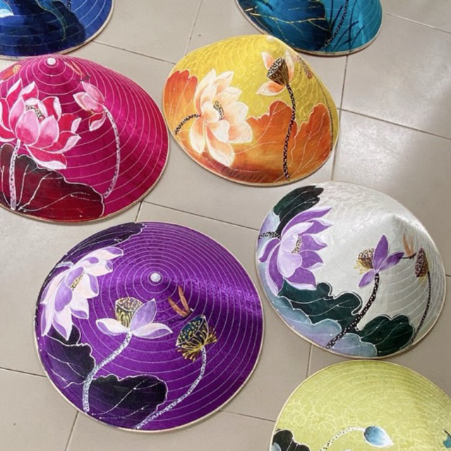 Nón vải gấm, nón lụa, nón lá làng Chuông