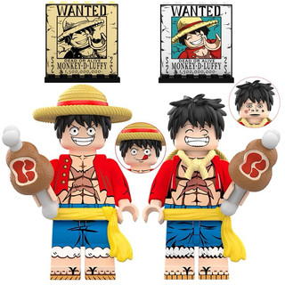 Minifigure Luffy, Đồ Chơi Lắp Ráp Minifigures Nhân Vật Truyện Tranh luffy, One Piece
