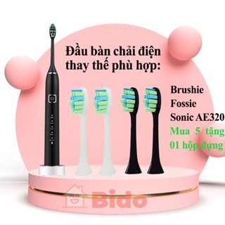 Đầu Bàn Chải Điện phù hợp Brushie, Fossio, Hangy, Sonic AE320 Đầu bàn chải thay thế các loại bàn chải điện khác
