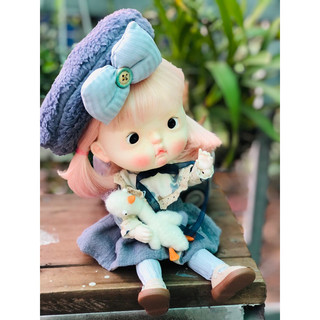 Tóc giả cho búp bê Ob11, ,blythe, Size Bjd 1/6