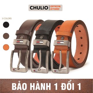 Thắt Lưng Nam Chulio Cao Cấp, da mềm khóa hợp kim chống mài mòn và phai màu, Đơn giản, sang trọng, gọn gàng, thanh lịch