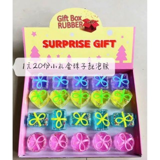 Hộp 20 hộp slam,slime sữa hình tim siêu xinh cho bé