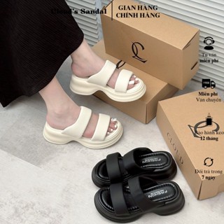 Dép đế cao 5cm hai quai ngang thời trang cá tính dành cho nữ Cloud's Sandal