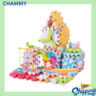Bộ đồ chơi lego xếp hình CHAMMY đồ chơi lắp ghép có trục quay bánh răng thú vị cho bé trai bé gái