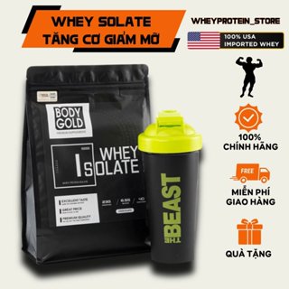 Whey Isolate Tăng Cơ Giảm mỡ Body Gold Túi 1KG Tặng Bình Lắc ( Hàng Chính Hãng)