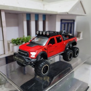 Mô hình xe Ford F-150 6x6 bán tải tặng xe mô tô lego