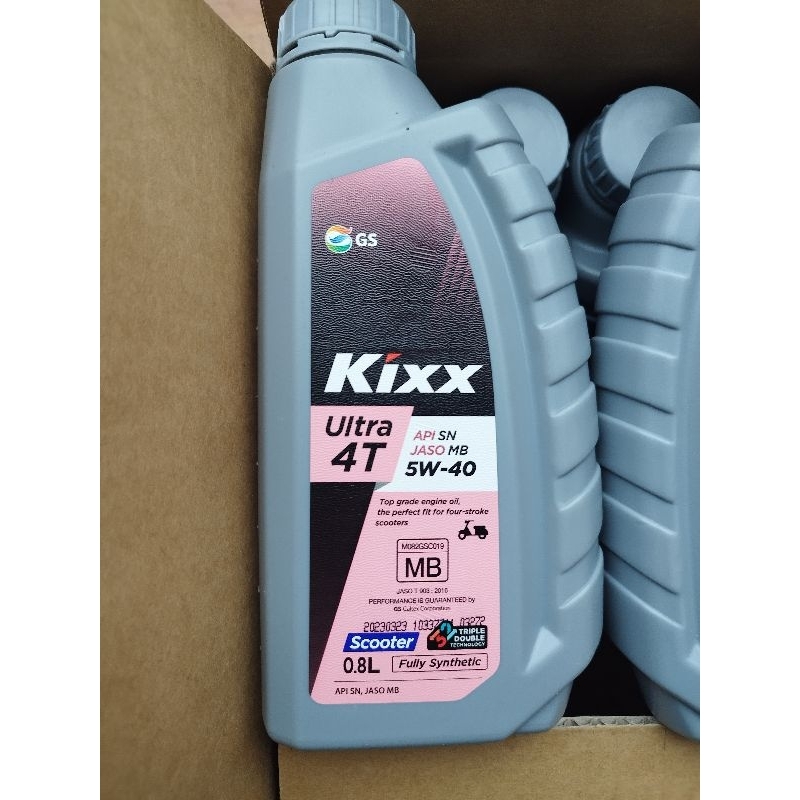 800ml Nhớt xe ga tổng hợp toàn phần Kixx Ultra 4T Scooter Fully Synthetic 5w40