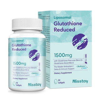 Viên trắng da liều cao Glutathione Misstay 1500mg 60v USA