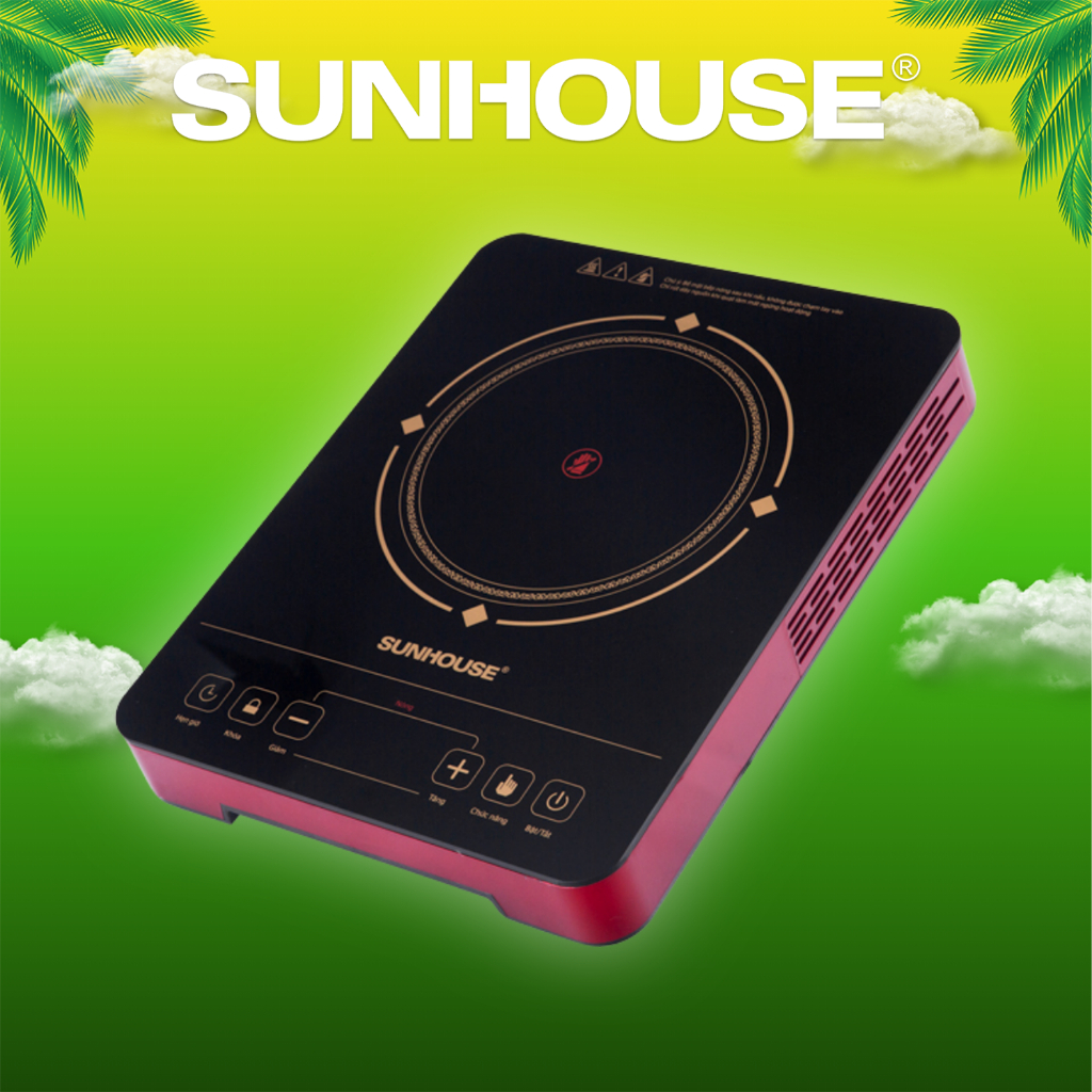 Bếp hồng ngoại cảm ứng SUNHOUSE SHD6014 - Bảo hành chính hãng 12 tháng