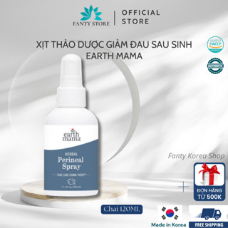 [Bill Hàn] Xịt giảm đau tầng sinh môn trước và sau sinh EARTH MAMA HERBAL SPRAY 120ml