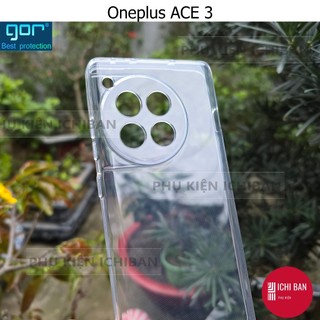Ốp lưng dẻo gor oneplus ace 3, oneplus 12, oneplus ace 3v/ ace 2v, oneplus ace 2 pro trong suốt bảo vệ camera - hãng gor
