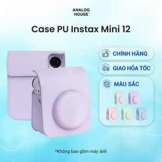 Bao da bảo vệ máy ảnh Instax Mini 12 chính hãng tại Analog House - Case đựng máy ảnh Instax Mini 12
