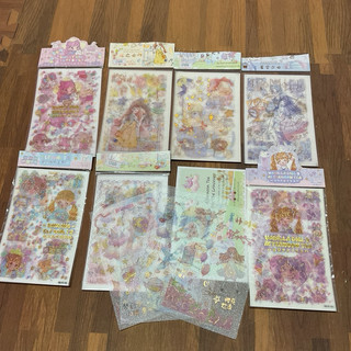 Set 8 tấm sticker lấp lánh (XẢ)