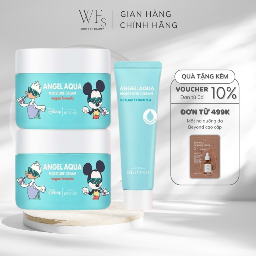 [PHIÊN BẢN DISNEY] Kem dưỡng ẩm dịu da BEYOND Angel Aqua Moisture Cream Disney