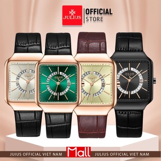 Julius official | đồng hồ nam julius ja-1392 dây da