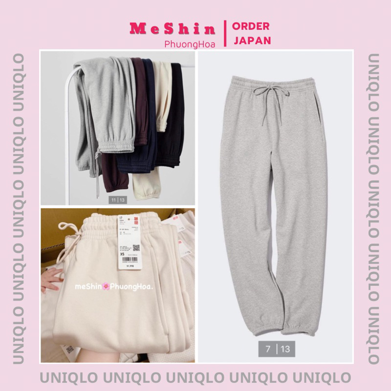 Quần Jogger Nỉ da cá UNIQL0 - Nhật