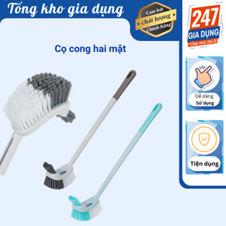 Cọ toilet cao cấp, cọ cong 2 mặt Việt Nhật