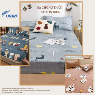 Ga chống thấm cotton hàn quốc ikea , drap chống thấm tuyệt đối đủ kích thước
