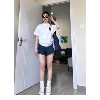 Áo Phông IM.CAM In Hình Trái Tim Basic, áo phông hiện đại cá tính chất cotton dày dặn oversize