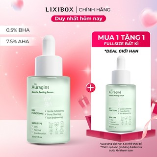 Tinh Chất Tẩy Tế Bào Chết The Auragins 7.5% AHA + 0.5% BHA Gentle Peeling