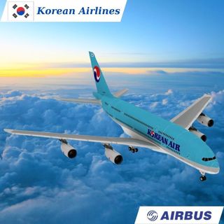 Mô hình giấy máy bay thương mại AIRBUS A380 Korean Airlines