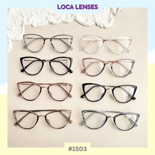 Gọng kính nữ mắt mèo bản to loca lenses cá tính độc đáo 11810 #1503