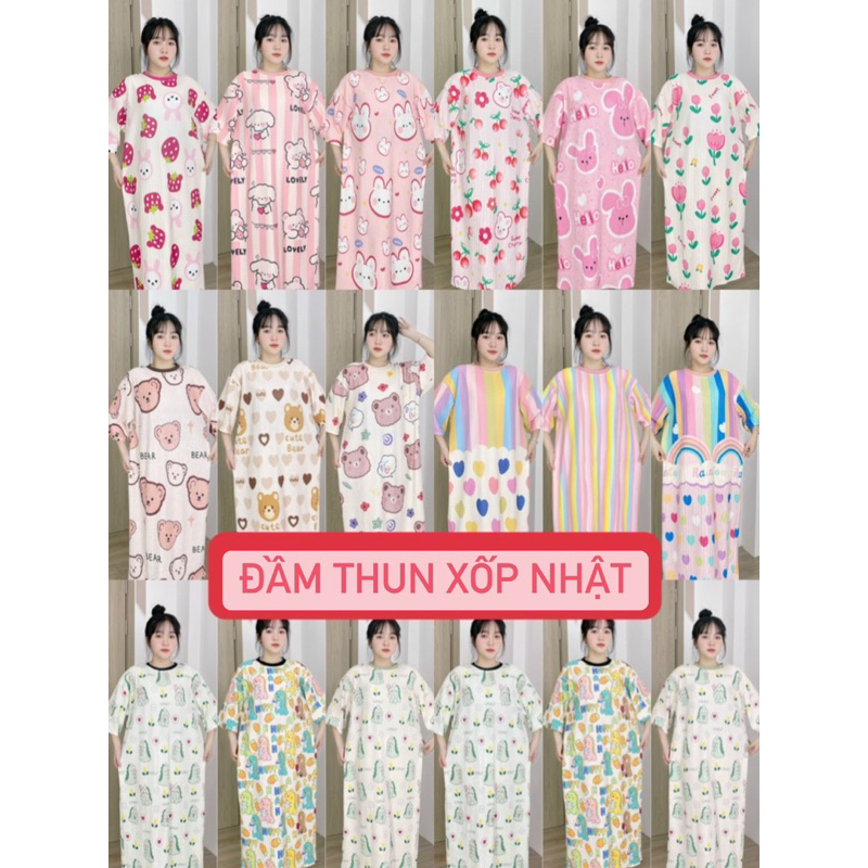 ĐẦM THUN XỐP NHẬT ❤️