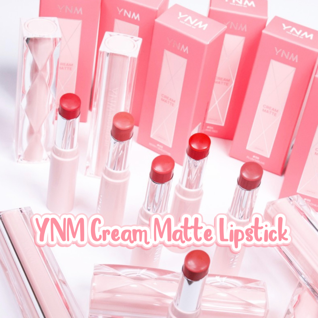 (Tặng kẹp hồng) Son YNM Cream Matte Lipstick