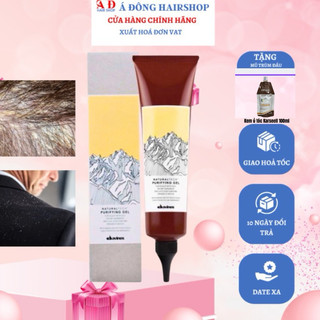 Tuýp gel làm sạch gàu và nấm ngứa da đầu Davines Purifying Italy 150ml  + Gói dầu ủ tóc Karseell 100ml