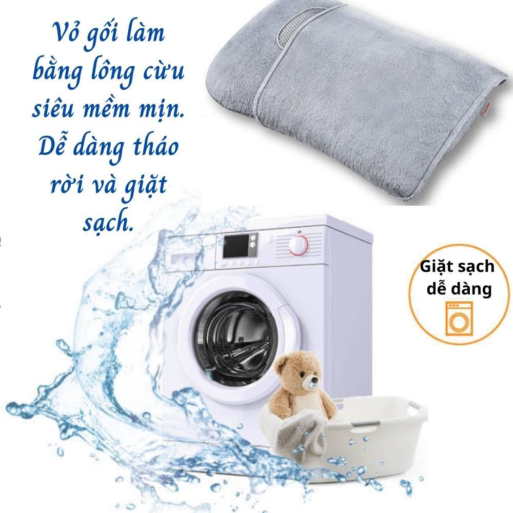 Gối massage hồng ngoại Beurer MG145, massage cổ vai gáy giảm đau nhức thoái hóa xương khớp, chất lượng cao cấp