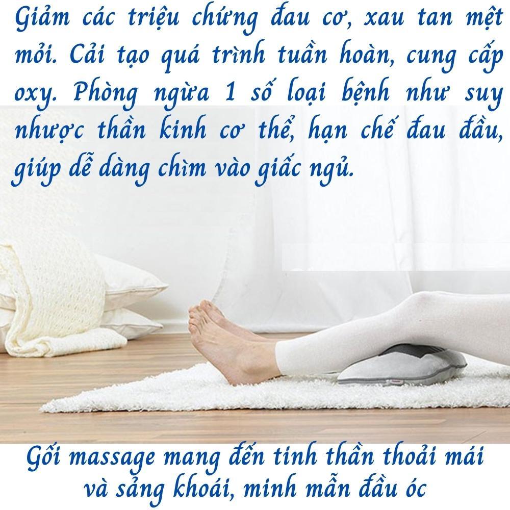 Gối massage hồng ngoại Beurer MG145, massage cổ vai gáy giảm đau nhức thoái hóa xương khớp, chất lượng cao cấp
