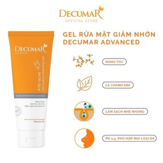 Sữa rửa mặt dạng gel Decumar tuýp 50gr