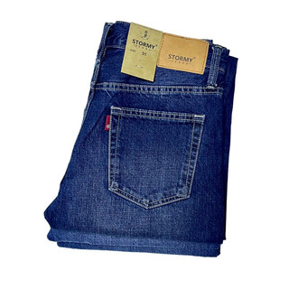 Quần jean nam cao cấp Hãng Stomy Dáng ống đứng cực đẹp Quần Demin chất jean bò  không phai màu