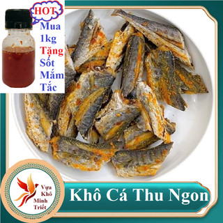 1kg khô cá thu thịt bùi tươi vị vừa ăn , thịt chắc, cá thu sấy tự nhiên- vựa khô minh triết