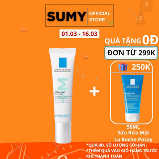 Kem dưỡng La Roche Posay Effaclar DUO+ M giúp giảm mụn ngừa thâm 40ml - SUMY