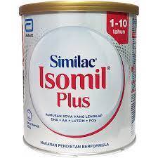 Sữa CÔNG THỨC SIMILAC ISOMIL VÀ ISOMIL PLUS 400g.