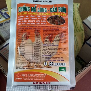 Chống mổ lông - cắn đuôi 100g