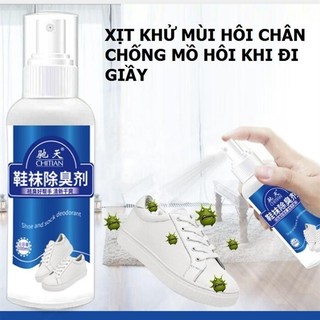 Chai xịt khử mùi giày chitian 100ml - xịt thơm giày
