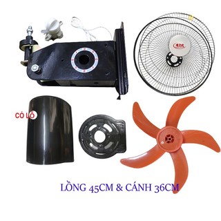 VỎ QUẠT TREO THÂN SẮT FULL BỘ