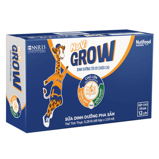 MẫuSữa Nuvi Grow pha sẵn 110ml [Thùng 48 hộp]