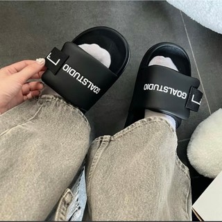 Dép quai ngang,dép quai dán goal studio nam nữ đủ size 36-43 [full box + chính hãng]