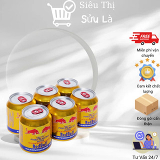 Lốc 6 lon 250ml bò húc redbull thái lan